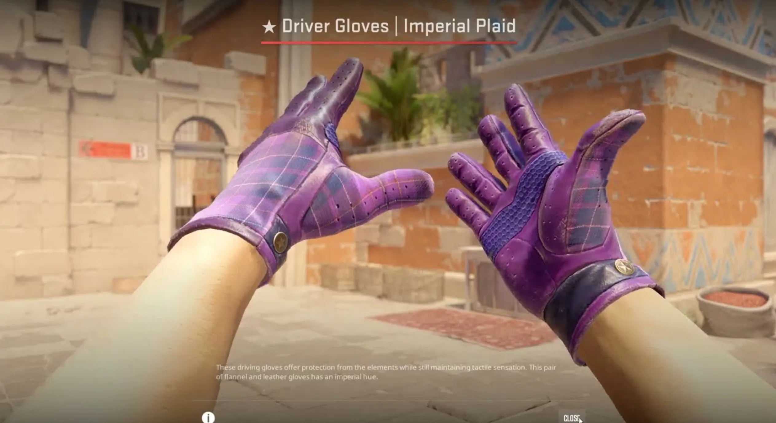 Driver Gloves Imperial Plaid